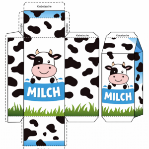 Milchkartonvorlage